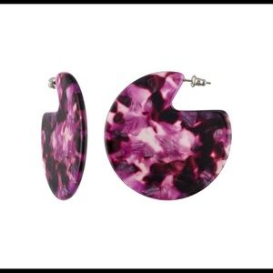 Machete Clare Earrings in Purple